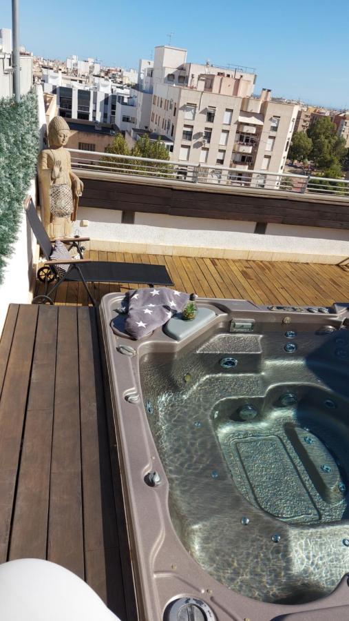 Ferienwohnung Atico De Lujo Con Jacuzzi Climatizado En Terraza Elche Exterior foto