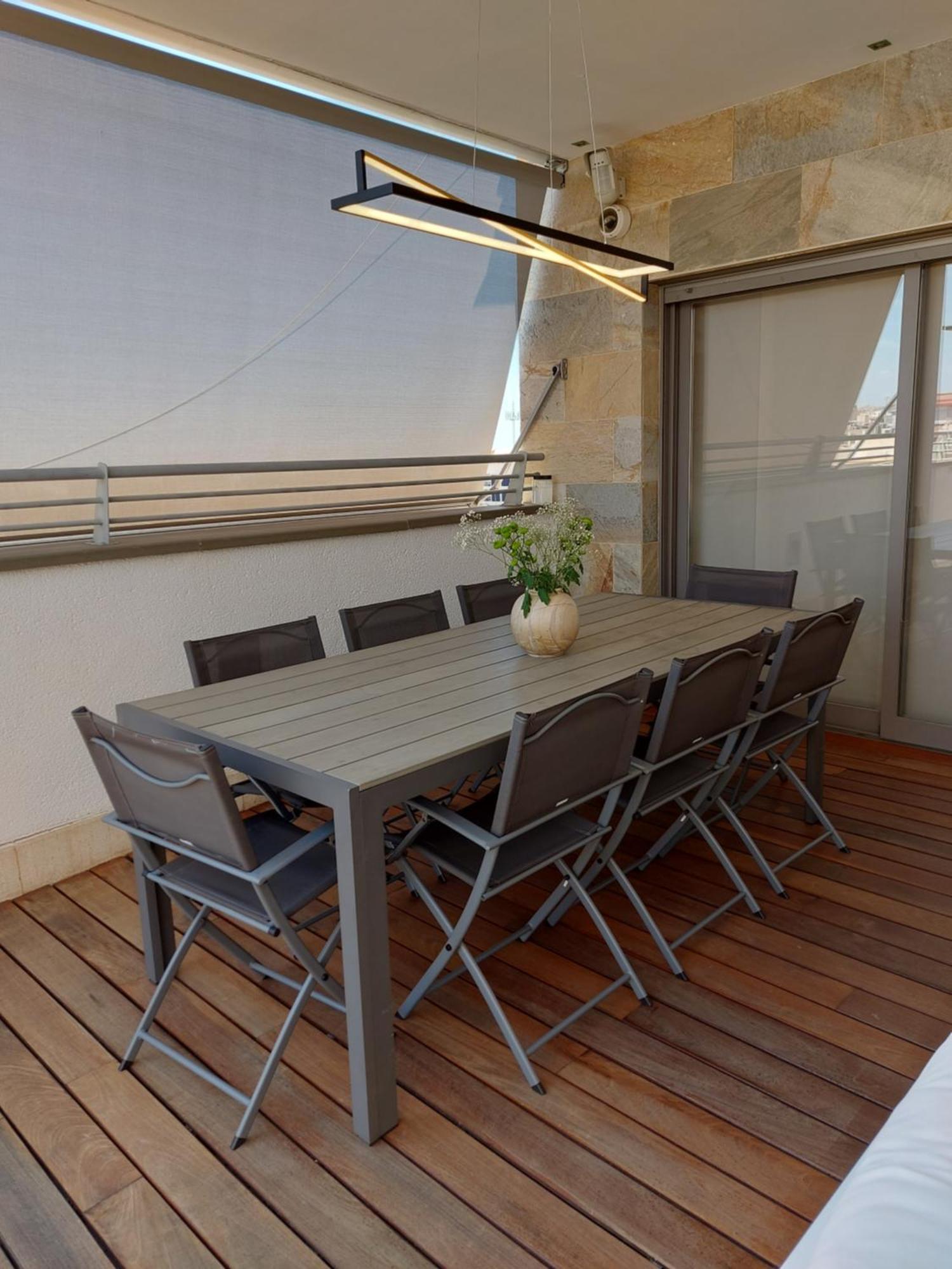 Ferienwohnung Atico De Lujo Con Jacuzzi Climatizado En Terraza Elche Exterior foto